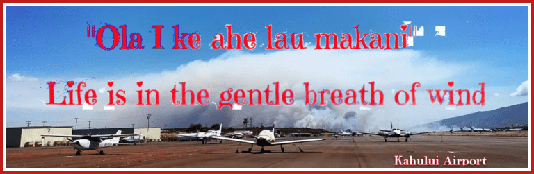 THE UNDER REPORTED STORY OF GENERAL AVIATION’S MAUI RESCUE FLIGHTS 