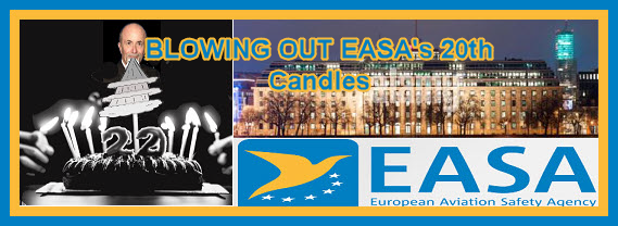 Bill Voss, respected international aviation expert, blows out EASA’s 20th anniversary Candles