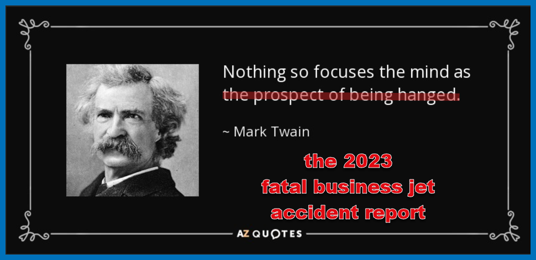 Mark Twain on Aviation Safety