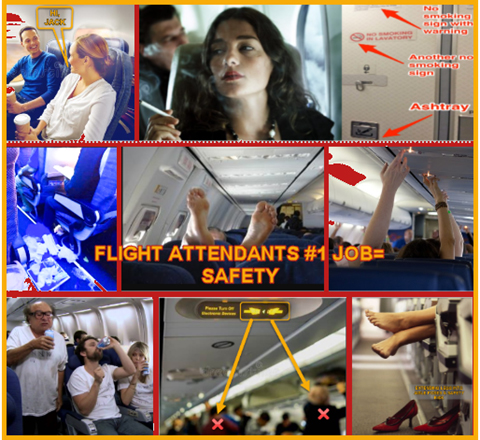 6 Rules from a Flight Attendant on Proper Passenger Behavior and their Safety basis