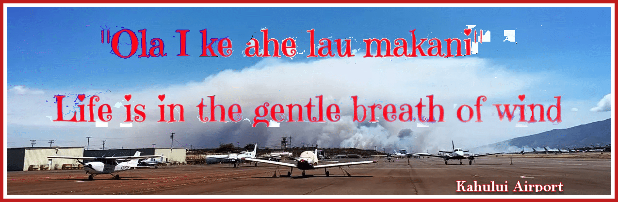 THE UNDER REPORTED STORY OF GENERAL AVIATION’S MAUI RESCUE FLIGHTS