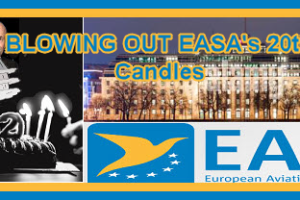 Bill Voss, respected international aviation expert, blows out EASA’s 20th anniversary Candles