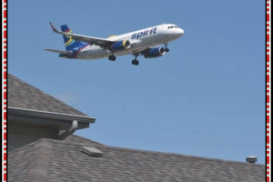 ORD flight at low level over residence