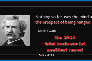 Mark Twain on Aviation Safety