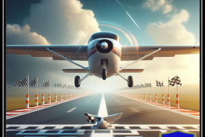 P135 aircraft crossing FAA goal line