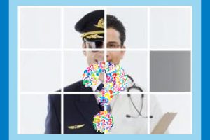 Pilot with a question mark-mental health