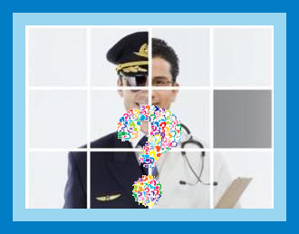 Pilot with a question mark-mental health