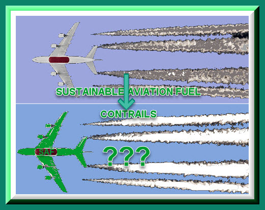 AVGAS AND SAF CONTRAILS
