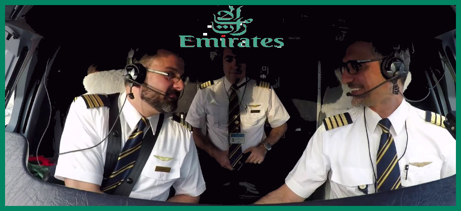 Emirates Green Cockpit