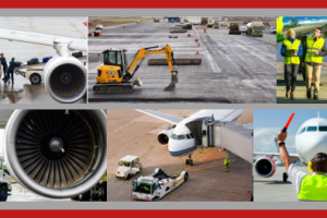 collage of airport risks