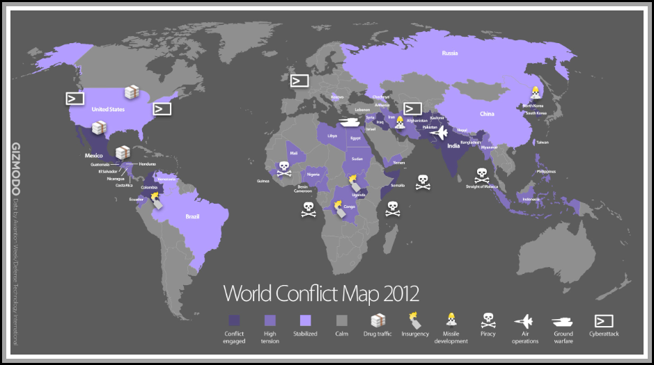 conflict map