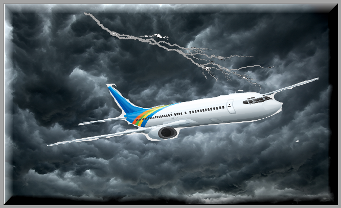 airliner and turbulence