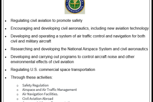 FAA Mission and Activities
