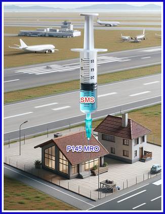 SMS syringe into P145