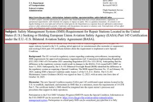 INfo re EASA-FAA SMS