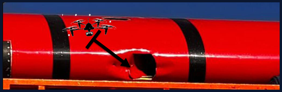 CAL firefighting aircraft damaged by UAS